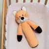 TriAction Toys Teddykompaniet Plush Baby Rattle | Fox - 3 of 4