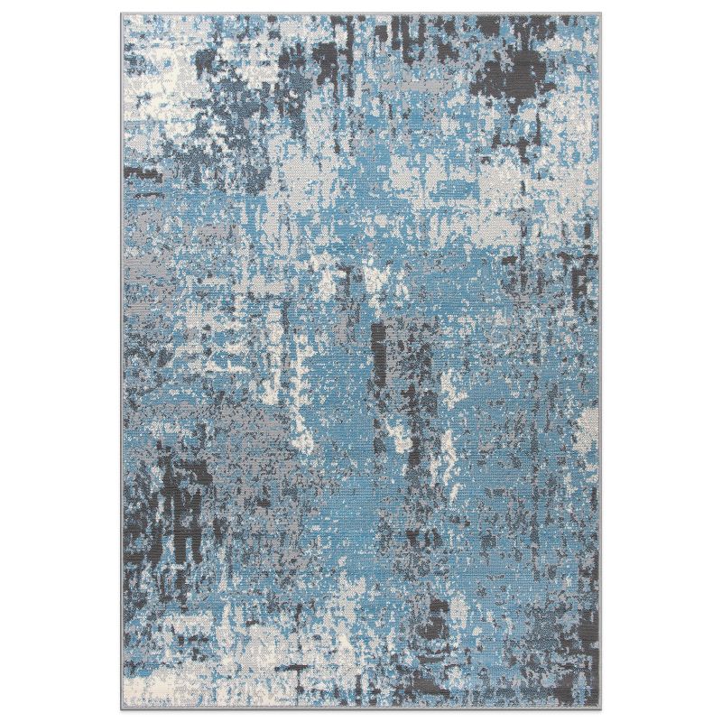 World Rug Gallery Modern Abstract Area Rug, 1 of 12