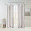 MAYEERTY 50x95" Twist Tab Lined Window Curtain Panel for Living Room Silver - 2 of 4