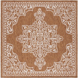 Beach House BHS292 UV & Stain Resistant Non-Shedding Power Loomed Indoor/Outdoor Rugs - Safavieh - 1 of 4