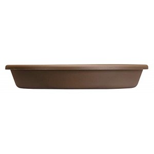 The HC Companies Classic Plastic Saucer, Espresso, 6in - 1 of 1