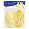 Beistle Foil  Birthday Cutouts, 4.5"-11.5", Choose from several milestone birthday options (12/Pkg) - 3 of 4