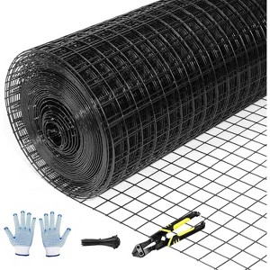 Acekool 24"x50ft Hardware Cloth, 16 Gauge Vinyl Coated Galvanized Wire Mesh, 2"x3" Fence Roll for Garden, Poultry, Plant & Tree Protection, Easy Cut - 1 of 4