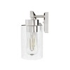 Hunter Fans 6" Hartland Wall Light Brushed Nickel Finish 4-Bulb Vanity Fixture for Indoor Damp Spaces - 3 of 4