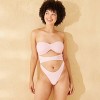 Women's Removable Rosette Extra High Leg Extra Cheeky One Piece Swimsuit - Wild Fable™ - image 3 of 4