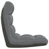 VidaXL Folding Floor Chair Light Gray Fabric - 4 of 4