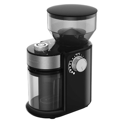 Brentwood 8 Ounce Automatic Burr Coffee Bean Grinder Mill in Black