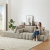 108.3" Chenille Tufted L-Shaped Modular Sectional Sofa with Left Arm Chaise Lounge, No Assembly Required - 4 of 4