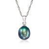 Ross-Simons 8-9mm Cultured Multicolored Pearl Set: 3 Pendants With Necklace in Sterling Silver Size 18 - 3 of 4