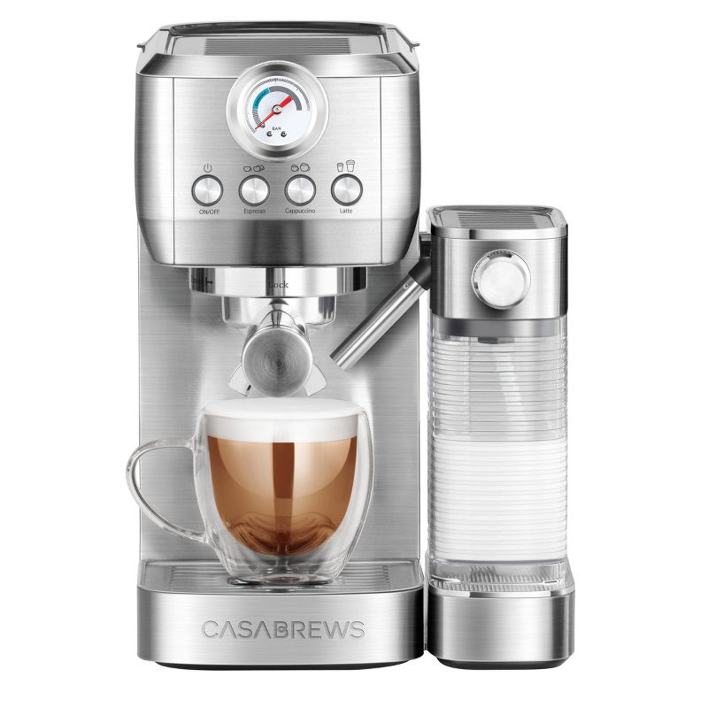 CASABREWS 20 Bar Auto-frothing Espresso Machine with Milk Tank, 1 of 8