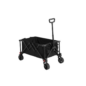 KTMBDW Collapsible Folding Outdoor Utility Wagon for Sports, Garden, Camping, and Shopping, Heavy Duty, Large Capacity - 1 of 4