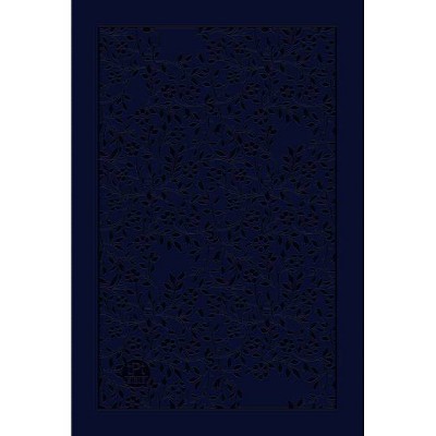 The Passion Translation New Testament (2020 Edition) Large Print Navy - by  Brian Simmons (Leather Bound)