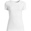 Lands' End Women's Cotton Rib T-shirt - 3 of 3