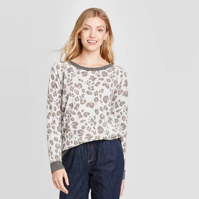 rose print sweatshirt