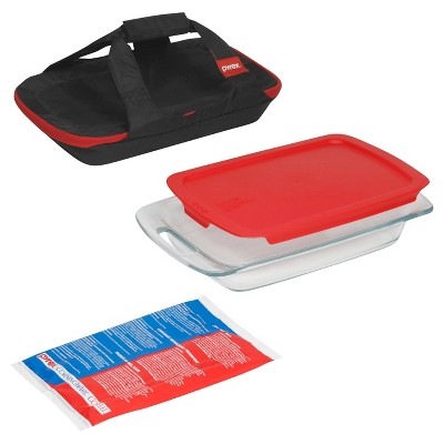 Pyrex 4pc Portables Easy Grab Baking Dish Set - Thumbnail 2