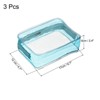 Unique Bargains Travel PVC Toiletry Bags Cosmetic Bags with Zipper for Home Storage and Travel - 2 of 3