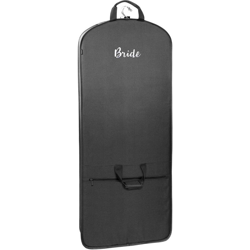 WallyBags 60" Premium Tri-Fold Travel Garment Bag with exterior pocket, 2 of 6