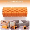 Foam Roller High Density 13" Patented Exercise Roller for Deep Tissue Muscle Massage, Muscle Massage and Myofascial Trigger Point Release, Relieves Mu - 4 of 4