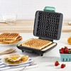  DASH Flip Belgian Waffle Maker With Non-Stick Coating for  Individual 1 Thick Waffles – Black: Home & Kitchen