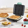 DASH Flip Belgian Waffle Maker With Non-Stick Coating for Individual 1  Thick Waffles – Black