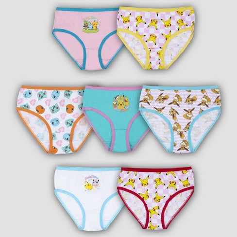 Girls' Pokemon 7pk Underwear - 6