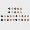 Hair Essentials 3 -Pack Mini Flower Hair Claw Clips - 30-Piece Set, Small and Lightweight, Neutral Colors for Everyday Hair Styling, 30pcs - 2 of 4