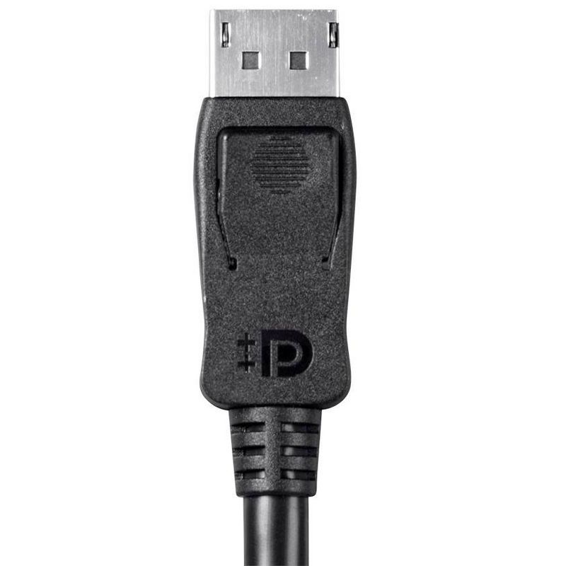 Monoprice DisplayPort 1.4 Cable - 6 Feet - Black | For Computer, Desktop, Laptop, PC, Monitor, Projector, Dell, ASUS, and More - Select Series, 5 of 7