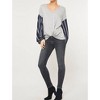 Women's Sunday Funday Stripe Print Sleeve Top - PROMESA - 3 of 3
