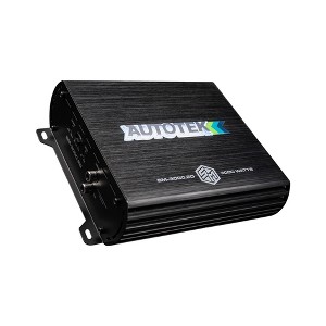 Autotek 3000 Watt 2 Channel Car Audio Amplifier, High Output Class D Mono Bridged 4 Ohm Stable Input, Street Machine, SM-3000.2D, Black - 1 of 4