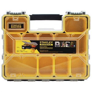 Stanley Tools FMST14820 14.5 in. x 17.4 in. x 4.5 in. FATMAX Deep Pro Organizer - Yellow/Black/Clear - 1 of 3