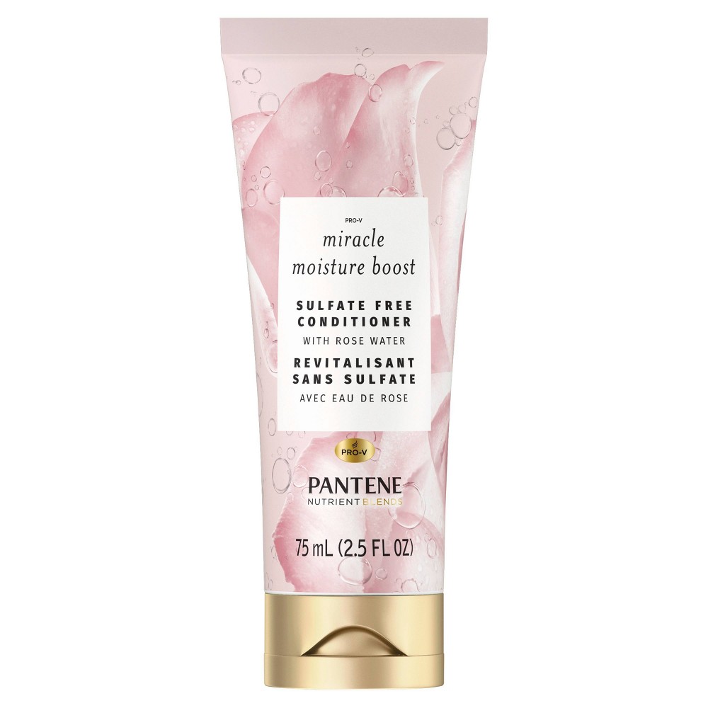 Photos - Hair Product Pantene Nutrient Blends Sulfate Free Miracle Moisture Rose Water Condition 