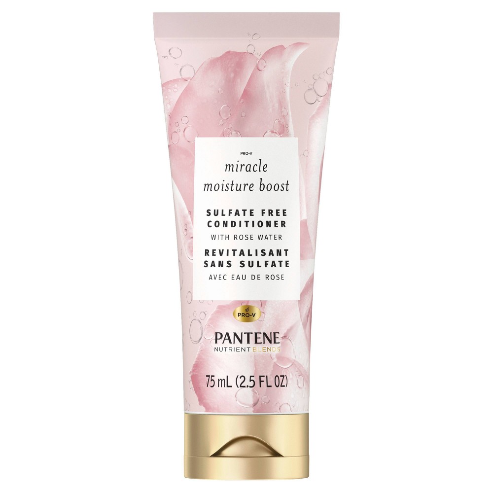 Pantene Nutrient Blends Sulfate Free Miracle Moisture Rose Water Conditioner - 2.5 fl oz