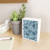 Heather Dutton Arabella Washed Indigo Framed Mini Art Print 4" (H) x 3" (W) x 1" (D) - Society6 - 2 of 3