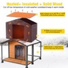 Aivituvin 40.5"L/41.6"L Heated Waterproof Dog House | Adjustable Heating Pad-AIR88/89-IN-HP - 2 of 4