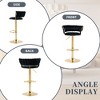 MOONMISS 2PC/SET Swivel Bar Stools Adjustable Counter Height Chairs with Footrest for Kitchen, Dining Room - 2 of 4