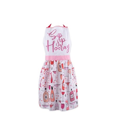 Cotton Sip Sip Hooray Apron - Design Imports