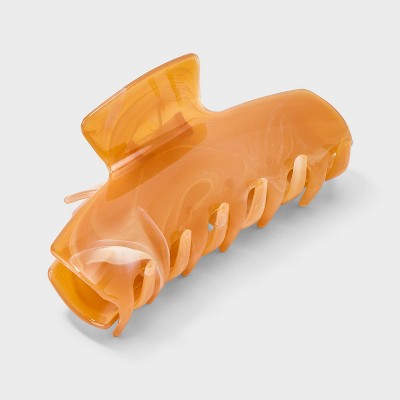 Swirl Hair Claw Clip - A New Day™ Orange