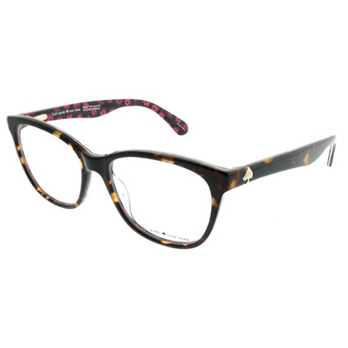 Kate Spade 2vm Womens Rectangle Eyeglasses Havana Pattern 51mm : Target