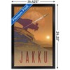 Trends International Star Wars: Jakku - Visit Jakku by Russell Walks 23 Framed Wall Poster Prints - 3 of 4