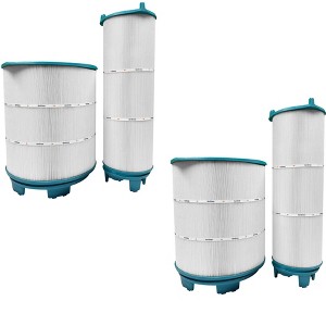 Hurricane 2 Pack HF-STR-SET Advanced Pool Filter Cartridge Inner Outer 21" Set Replacement for Sta-Rite 25021-0200S & 25022-0201S System 3 S7M120 Set - 1 of 4