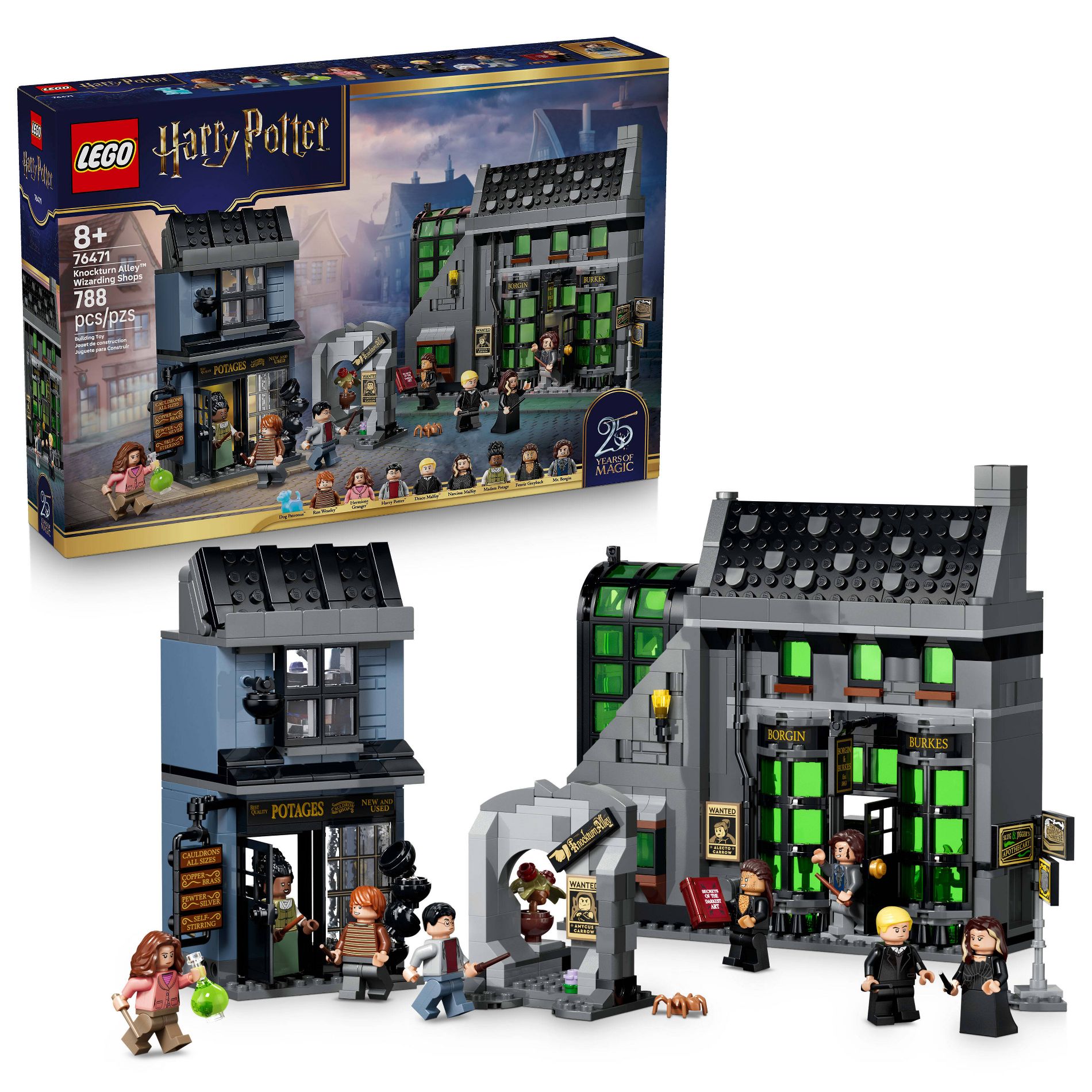LEGO Harry Potter Knockturn Alley Wizarding Shops 76471