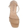 Journee Collection Women's Valenncia Narrow Width SuperNatural Shades Open Square Toe Ankle Strap Sandals - 4 of 4