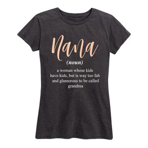 Women's - Instant Message - Definition Nana Short Sleeve Graphic T-Shirt - 1 of 4