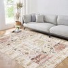 COZONY Washable Area Rug for Living Room, Vintage Distressed Accent Carpet, Non-Slip, Low Pile, Stain Resistant - 3 of 4