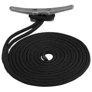 Seadog Double Braided Nylon Dock Line - 3/4" x 25' - Black - Model 302119025BK1. - 1 of 1