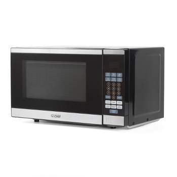 Commercial Chef Countertop Microwave Oven 0.9 Cu. Ft. 900w, Stainless Steel  And Black : Target