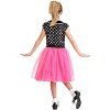 HalloweenCostumes.com Girl's Classic Sock Hop Costume | Kid's 50's Retro Rock and Roll Attire for Themed Parties, School Events, and Dance Performances - 2 of 4