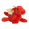 Aurora Mini Daring Dragon Shoulderkins Adorable Stuffed Animal Red 4" - 3 of 4