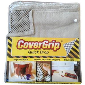CoverGrip 3.5 ft. W X 4 ft. L X 1 mil 8 oz Safety Canvas Drop Cloth 1 pk - 1 of 1