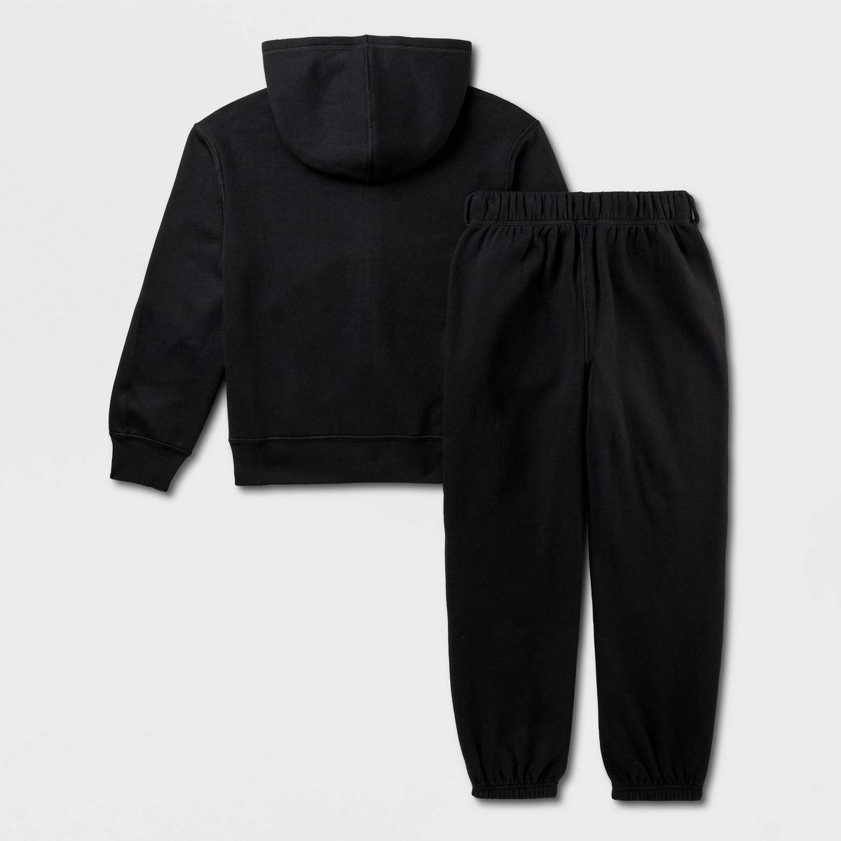 Kids' Adaptive Skeleton Fleece 2-Way Zipper Hoodie and Jogger Pants Set - Cat & Jack™ - thumbnail 2